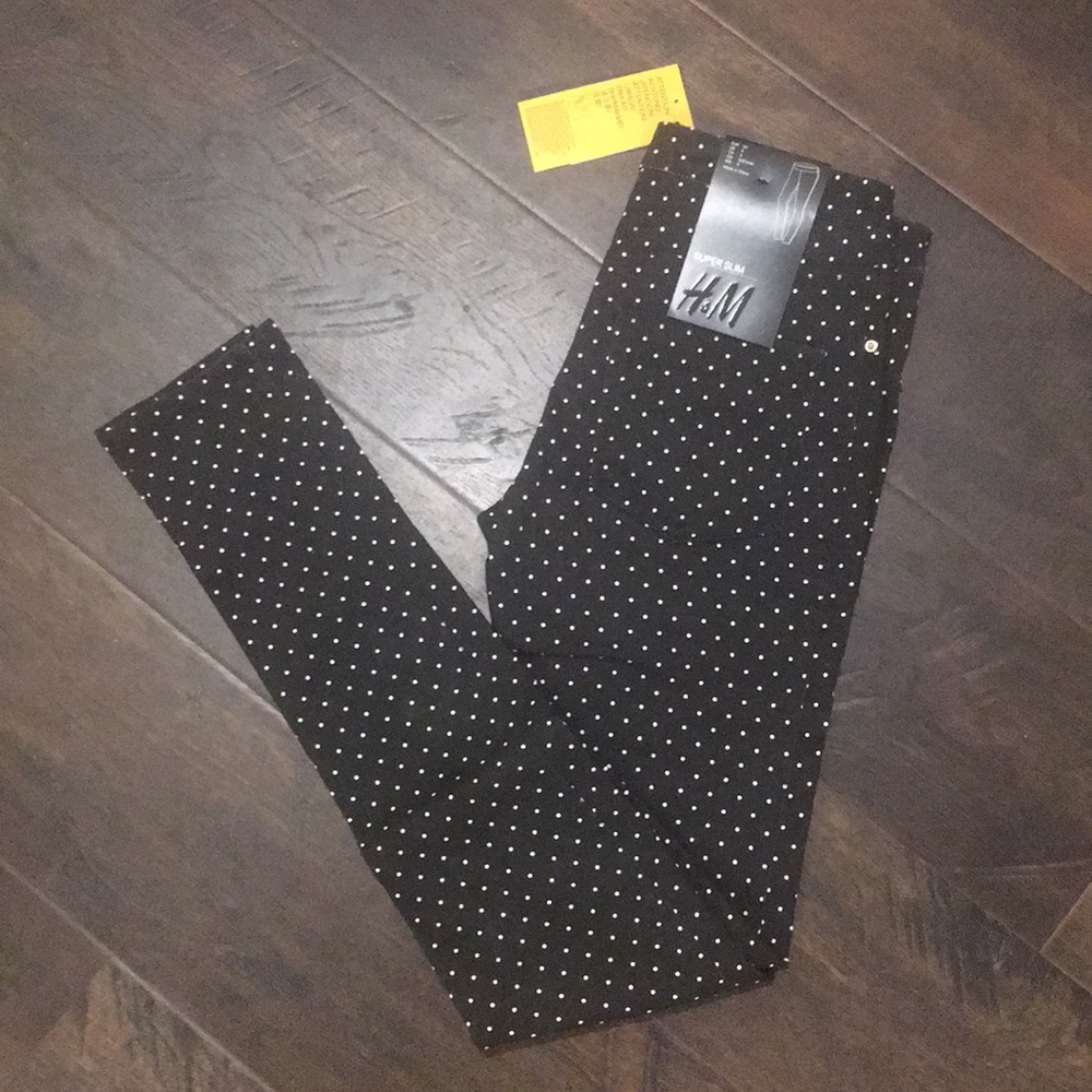 H&M Polka dot pants NWT